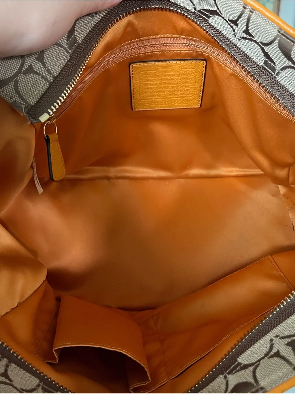 Coach tote brown